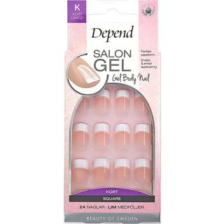 Depend Salon Gel Rosa Kort Square