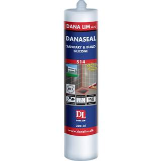 Dana Lim Sanitets- & byggesilikone Danaseal 514 sort - 300ml.