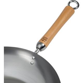 Joyce Chen Classic Series 12-tommer kulstofstål Stir Fry Pan med bjørkehåndtag