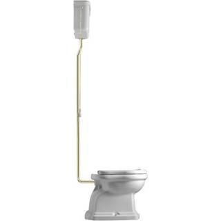 Lavabo Retro toilet med klassisk træk og slip i messing