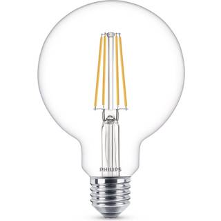 Philips Corepro LED Globe E27 Filament Klar 95mm 7W 806lm - 827 Ekstra Varm Hvid | Erstatter 60W