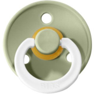 BIBS Rund Colour Sut - Str. 2 - Naturgummi - GLOW - Sage