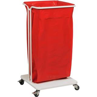 Sækko-Boy Affaldsstativ 120 l Hvid 46,5 x 46,5 x 88,5 cm