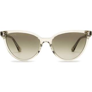Web WE0329 39P 54 Solbriller Kvinder Gul - Transparent Shiny Yellow - 54mm