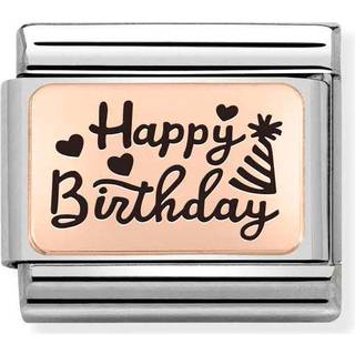 Nomination Happy Birthday Charm - Rose Gold