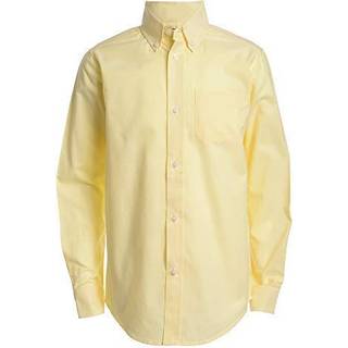 Izod drenge lang?rmet solid knap-down oxford shirt gul 18