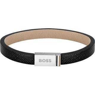 Hugo Boss Armbånd Jace præget læder