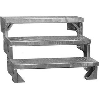 DOLLE Gardentop terrassetrappe med hultrin - 3 trin