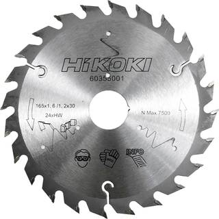 Rundsavklinge TCT 165×1,6×20mm 24td
