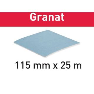 Slibende papirrulle Granat Soft; 115 mm x 25 m; P400; 1 stk.