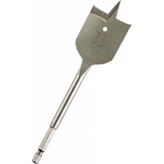Fladbor 1/4" 6kt skaft 36×152mm