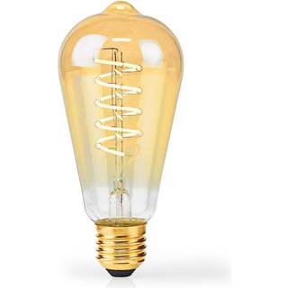Nedis LED glødepære E27 | ST64 | 3.8 W | 250 lm | 2100 K | Dæmpbar | Ekstra varm hvid | Retro stil | 1 stk