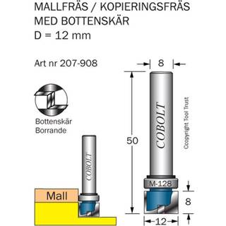 Cobolt 207-908 Fræserjern med styrelejer