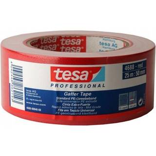 Tesa 4688 Gaffatape 25 m x 50 mm rød