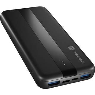 Natec Trevi Slim Q Powerbank 10000 mAh QC and PD - Sort