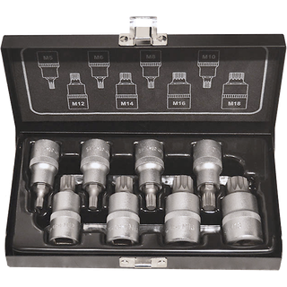 BATO Stifttopsæt 1/2" XZN 5-18. 8 dele. (1152)