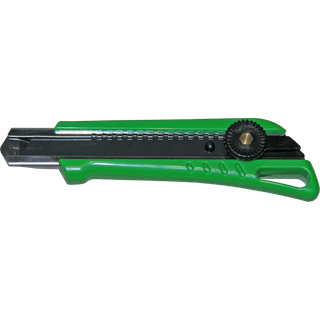 DJ TOOLS kniv m/skruelås, 18mm sort knæk-af blad