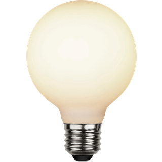 LED-pære E27 G80 opaque double coating - Hvid