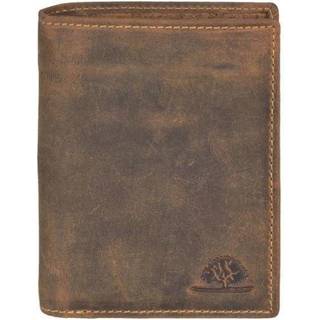 Geldbörse Leder 10x12cm "Vintage" antikbraun 1796A-25 | Greenburry,de