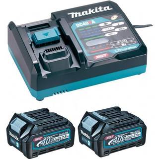 Makita akku batteripakke XGT 2xBL4025+DC40 40V 2,5Ah 191J39-5