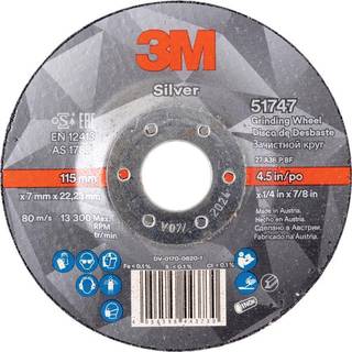 3M Silver skrubskive T27 115×7,0mm
