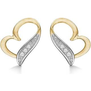 Aagaard 14 Karat Guld Ørestikker med Brillanter 0,0198 Carat W/P1