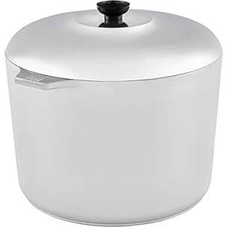 Imusa USA Heavy Duty Cajun Aluminium Stock Pot 14 Quart Silver
