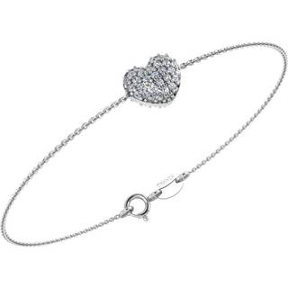 Smykkekæden Hjerte Armbånd i Sterling Sølv DML0112S