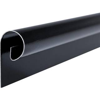 Plastmo Sort Stål Arkitekt samlevulst, 1/4 rund, nr. 14