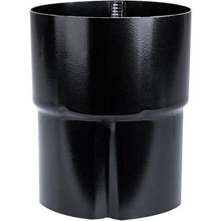 Plastmo rørsamlemuffe 90 sort prælakeret 5668550