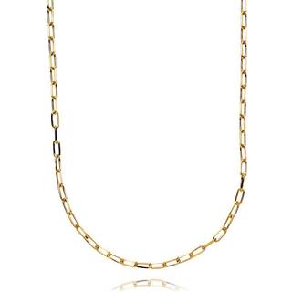 EMMA - Necklace shiny silver basic - 45 cm