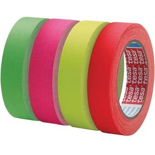 tesa selvlysende eventtape, 25mm x 19m, orange