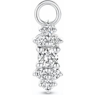 Spirit Icons Vida Drop 14 Karat Hvidguld Vedhæng Til Ørering med Diamanter 0,11 Carat W/VS