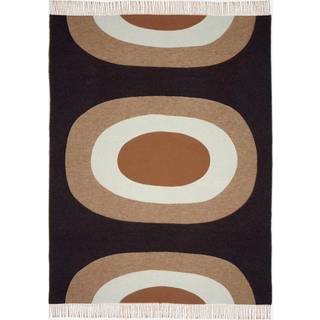 Marimekko Marimekko Brown Off White Dark Blue Melooni Throw