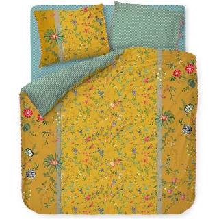 Blomstret sengetøj - 140x220 cm - Petites fleurs - Sengesæt med 2 i 1 design - 100% bomuld - Pip Studio sengetøj