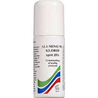 Aluminiumklorid sprit 25% roll on - 60 ml.