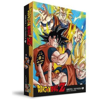 Dragon Ball Z Jigsaw Puzzle with 3D-Effect Goku Saiyan (100 pieces)