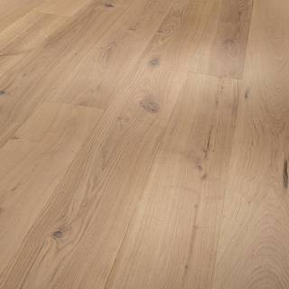 Parador Parket 3060 Rustikal Eg børstet planke Rustikal naturolieret hvid plus 4-sidet minifas Gulv