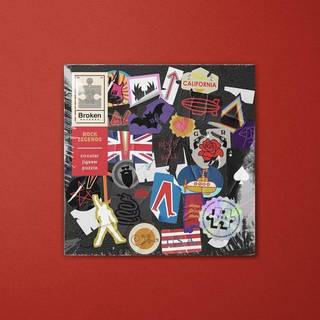 Luckies Of London Puzzle Records Rock Legends - Puslespil
