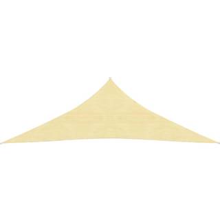 solsejl 4x4x5,8 m 160 g/m² HDPE beige