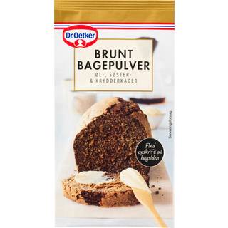 Brunt Bagepulver 16 g - Dr. Oetker