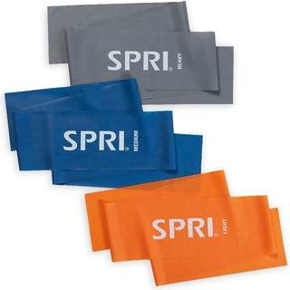 Spri Flat Bands 3 -Pack - Resistance Band Kit Set med 3 niveauer af modstand - ?velsesb?nd til styrketr?ning Fleksibilitet og kropstr?ning - Alsi