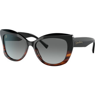 Giorgio Armani AR8161 592811 56 Solbriller Kvinder Tortoiseshell - Black Striped Brown Tortoise - 56mm