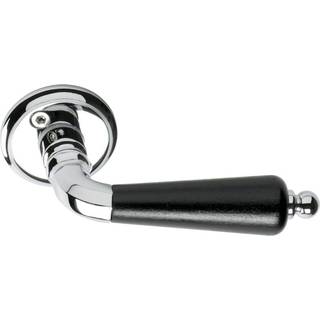 Beslag Design Balder Dørhåndtag /sort - Knopper og dørhåndtag Messing Krom - 75001-41