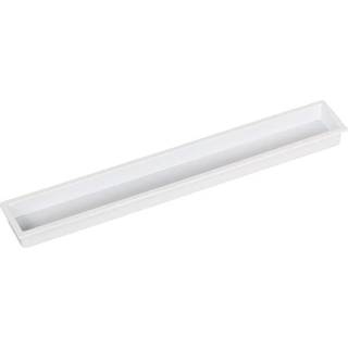 Beslag Design Cubic Integreret Håndtag 160 - Knopper & Beslag Zamak Mat Hvid - 317410-11