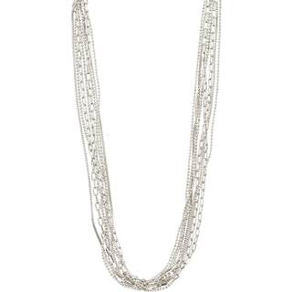 Pilgrim LILY chain halskæde sølvbelagt
