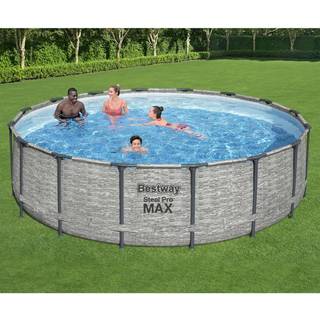 Power Steel swimmingpool 488x122 cm rund