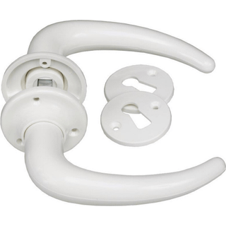 Mefa dørgreb Coupe 4301 hvid plast 430103