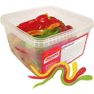 Hugorme Frugt Bland-selv slik i kasser 2 kg