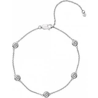 Hot Diamonds Sølv Tone Tender White Topaz Intermitterende ArmbåndEn